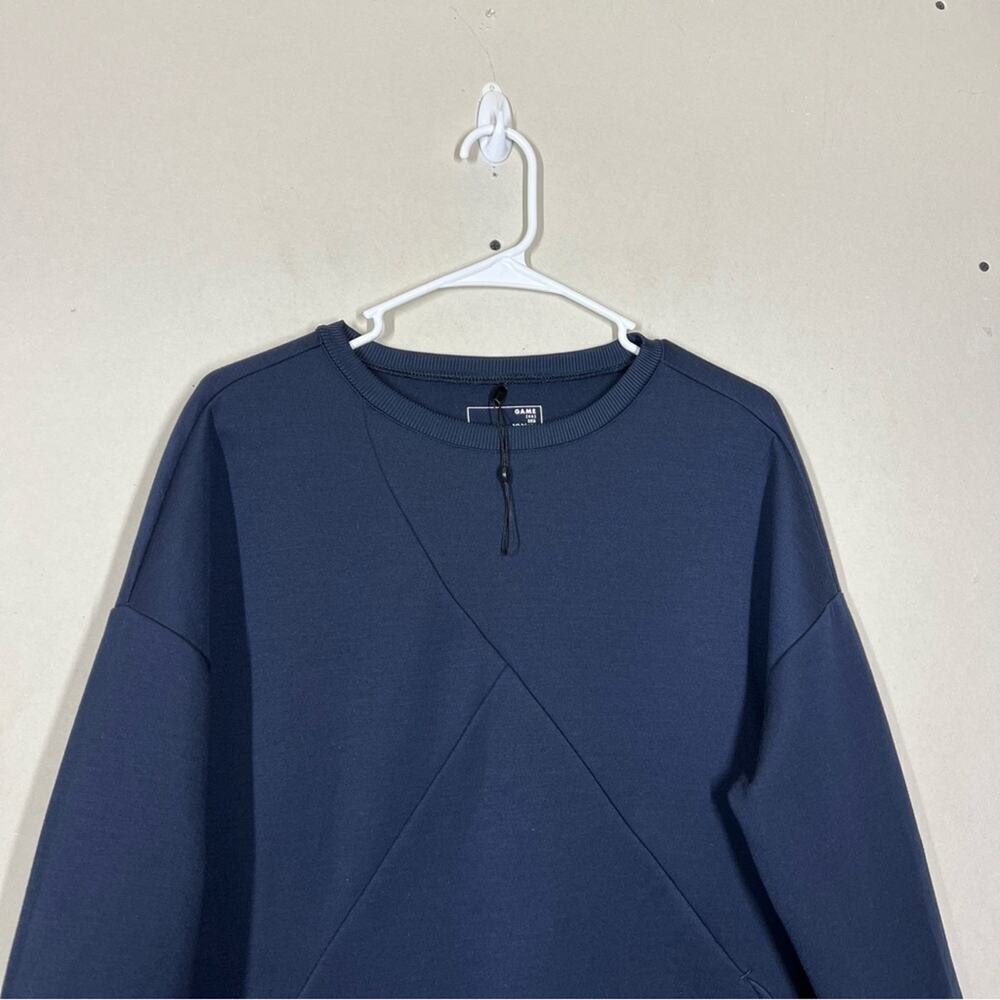 NWOT Game by Universal Standard Iris Spacer Sweatshirt Dress Size 2XS or US 6-8 - Picture 6 of 12
